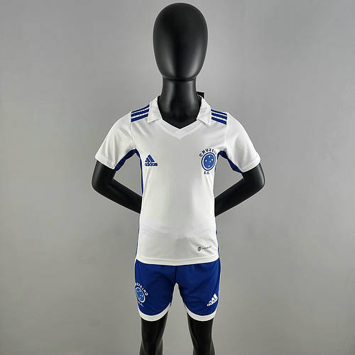 22/23 Cruzeiro Away Kids Soccer Jerseys