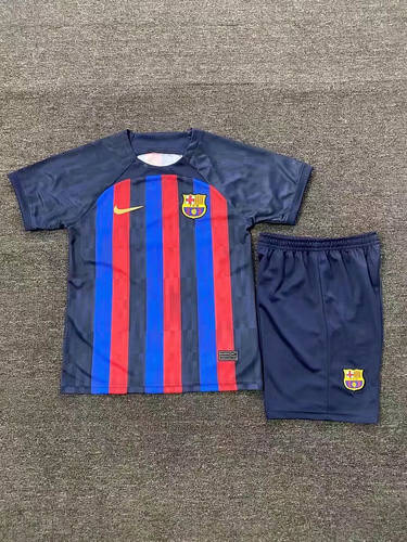 22/23 Barcelona Home Kids Soccer Jerseys