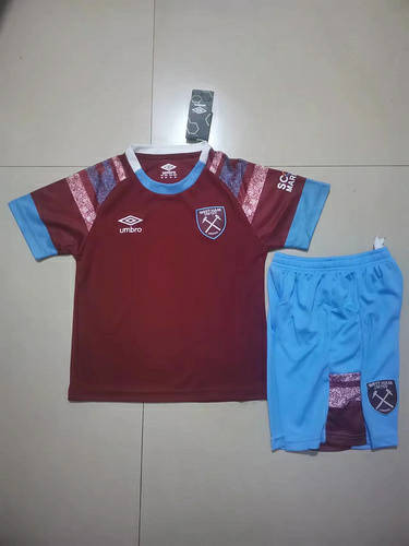 22/23 West Ham United Home Kids Soccer Jerseys