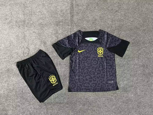 2022 Brazil Goalkeeper World Cup Kids Soccer Jerseys