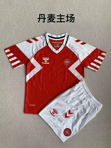 23/24 Denmark Home Kids Soccer Jerseys