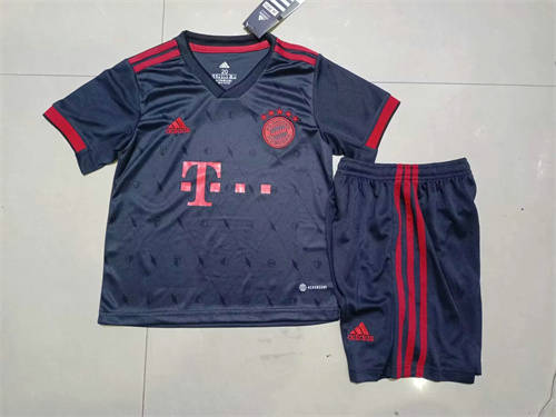 22/23 Bayern Third Kids Soccer Jerseys