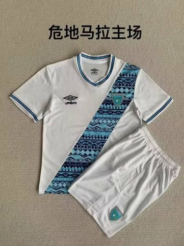 23/24 Guatemala Home Kids Soccer Jerseys