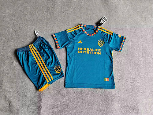 23/24 La Galaxy Away Kids Soccer Jerseys