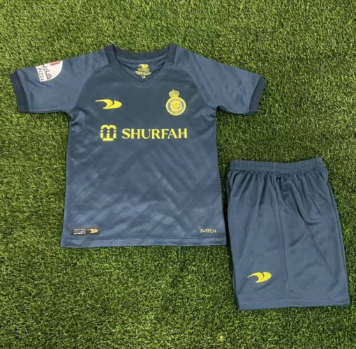 23/24 Al Nassr Away Kids Soccer Jerseys