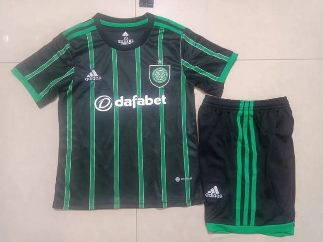 22/23 Celtic Away Kids Soccer Jerseys