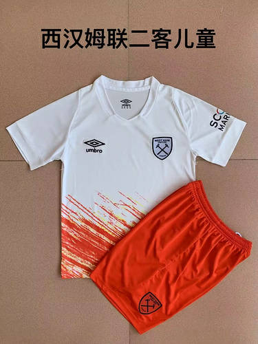 22/23 West Ham Third Kids Soccer Jerseys