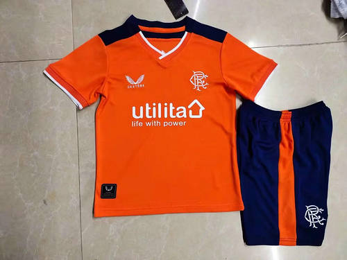 22/23 Rangers Third Kids Soccer Jerseys