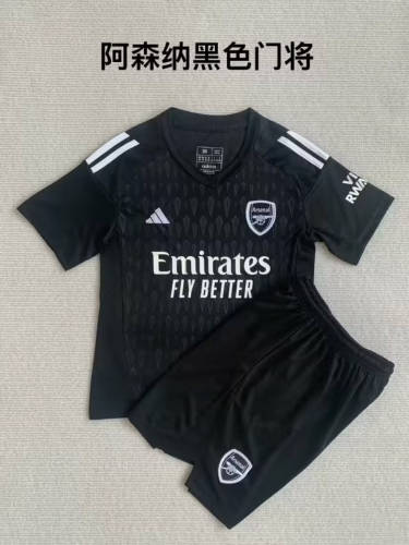 23/24 Arsenal Goalkeeper Kids Soccer Jerseys