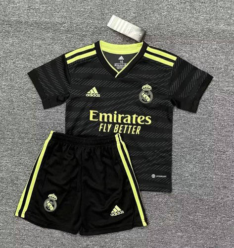 22/23 Real Madrid Third Kids Soccer Jerseys