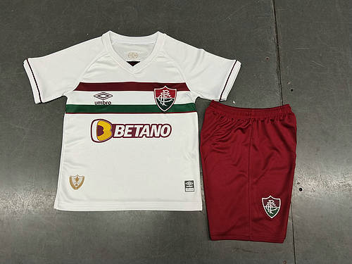 23/24 Fluminense Away Kids Soccer Jerseys