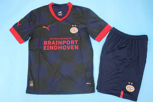 22/23 Psv Eindhoven Away Kids Soccer Jerseys