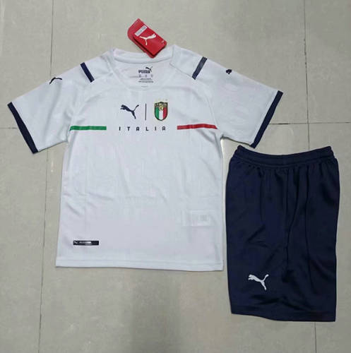 21/22 Italy Away Kids Soccer Jerseys