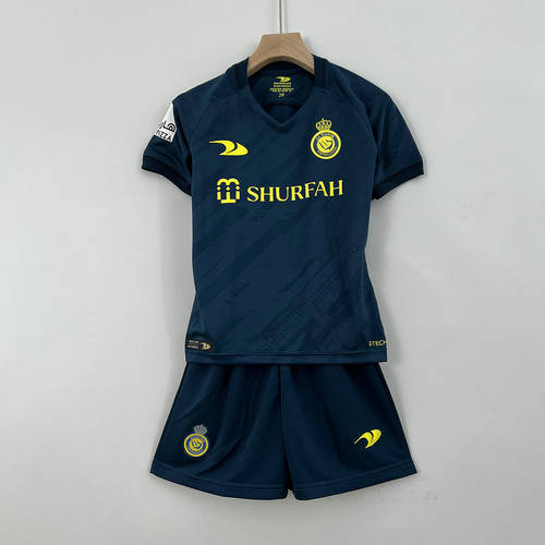 23/24 Al-nassr Away Kids Soccer Jerseys