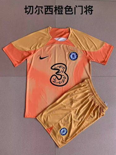 22/23 Chelsea Goalkeeper Kids Soccer Jerseys