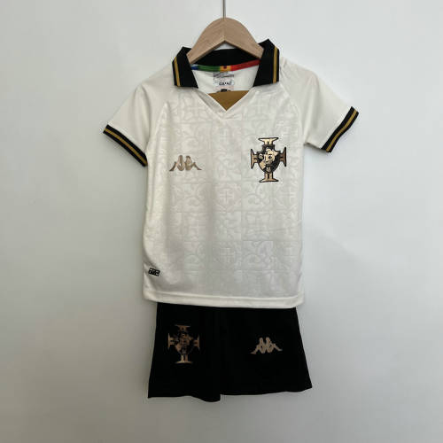 23/24 Vasco Da Gama Kids White Soccer Jerseys