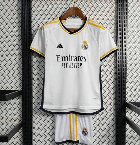 23/24 Real Madrid Home Kids Soccer Jerseys