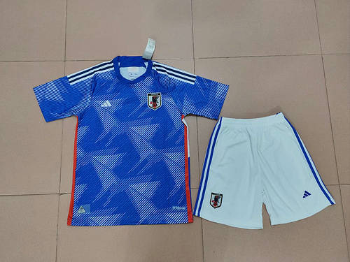 2022 Japan Home Kids Soccer Jerseys