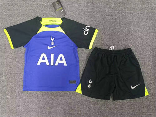 22/23 Tottenham Away Kids Soccer Jerseys