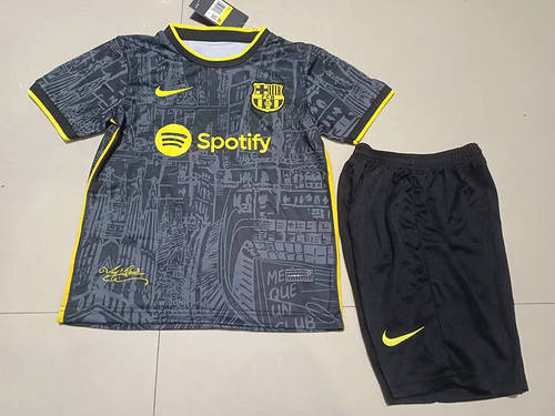 23/24 Barcelona Special Kids Soccer Jerseys