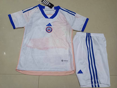 2023 Chile Away Kids Soccer Jerseys