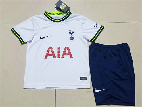 22/23 Tottenham Home Kids Soccer Jerseys