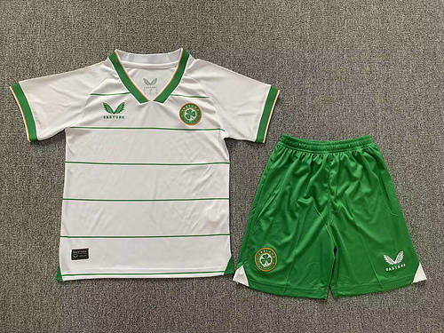 2023 Ireland Away Kids Soccer Jerseys