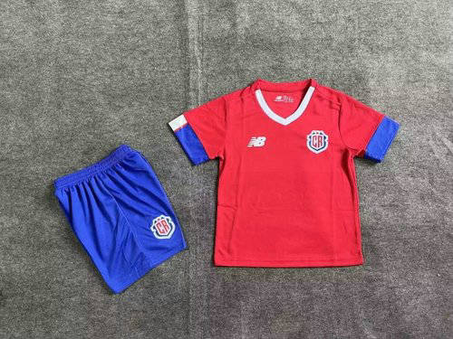 2022 Costa Rica Home Kids World Cup Soccer Jerseys