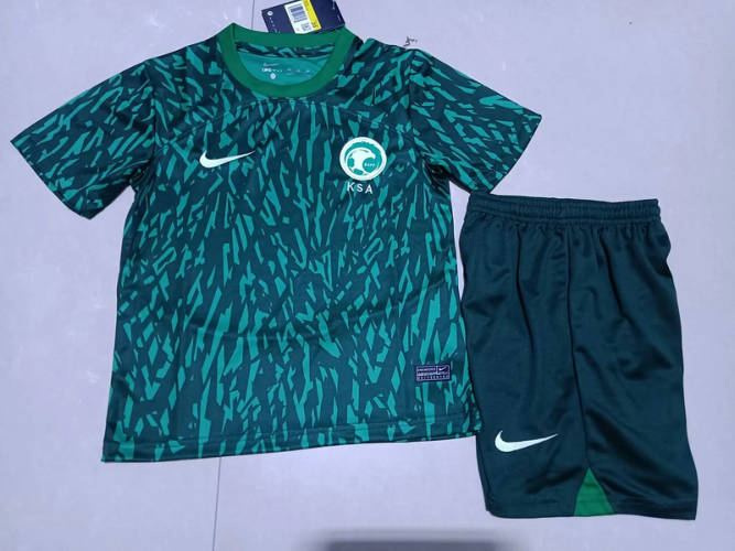 2022 Saudi Arabia Away Kids Soccer Jerseys