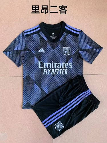 22/23 Lyon Third Kids Soccer Jerseys