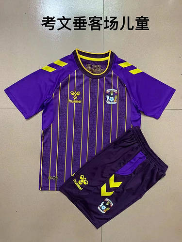 22/23 Coventry City Away Kids Soccer Jerseys