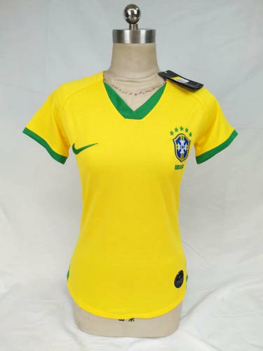 Brazil Home yellow woman 2019 Soccer Jerseys