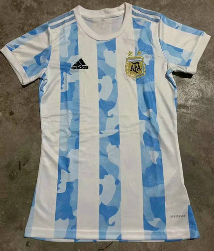 21/22 Argentina Home Woman Soccer Jerseys