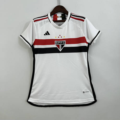 23/24 Sao Paulo Home Woman Soccer Jerseys