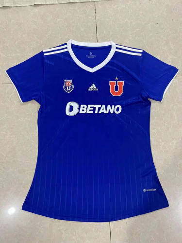 22/23 Universidad de Chile Home Woman Soccer Jerseys