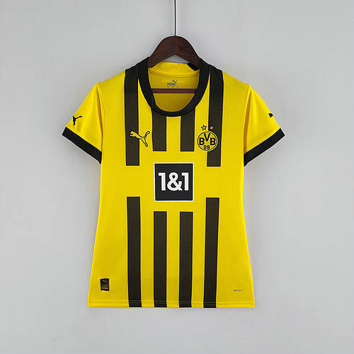 22/23 Dortmund Home Woman Soccer Jerseys