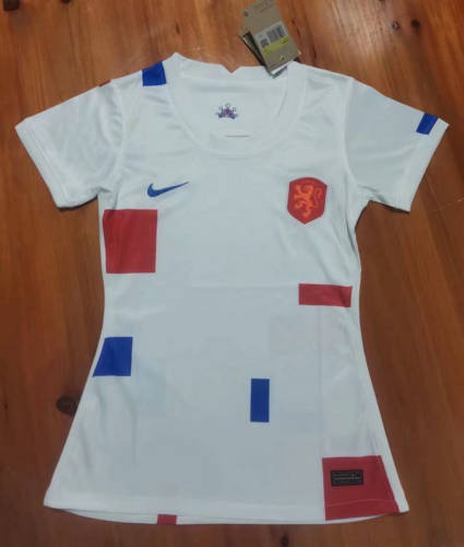 2022 Netherlands Away World Cup Woman Soccer Jerseys