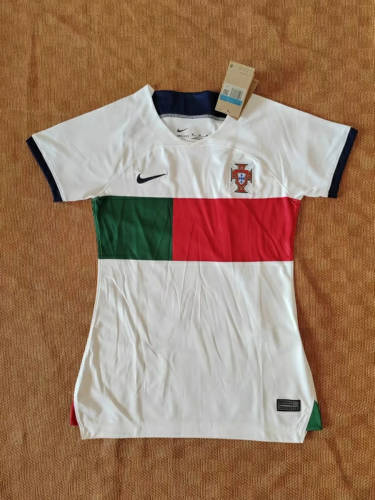 2022 Portugal Away Woman Soccer Jerseys