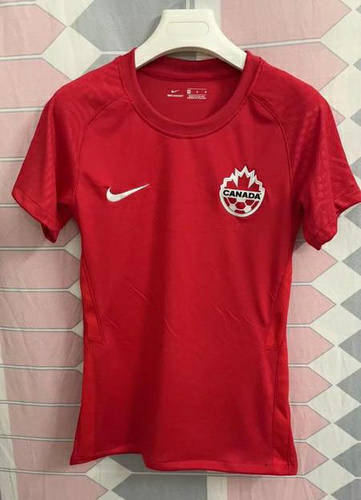 21/22 Canada Home Woman Red Soccer Jerseys 