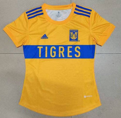 22/23 Tigres Home Woman Soccer Jerseys