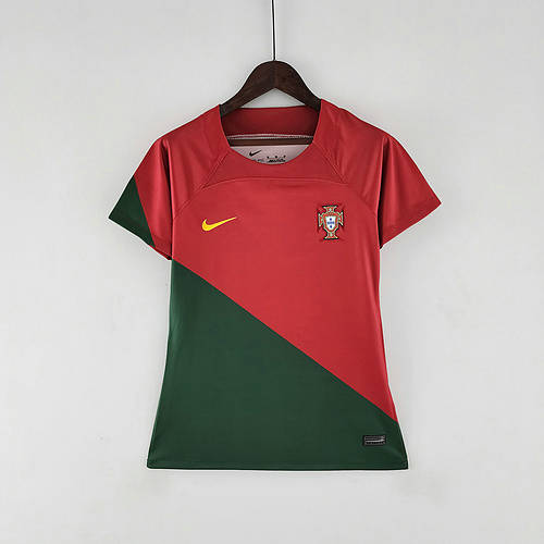 2022 Portugal Home Woman Soccer Jerseys S-xl