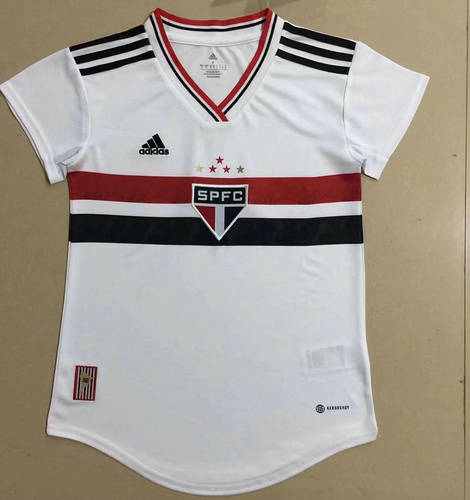 22/23 Sao Paulo Home Woman Soccer Jerseys