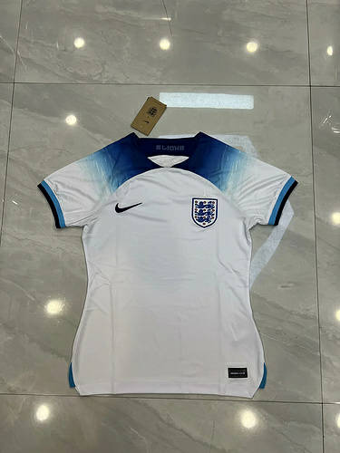 2022 England Home Woman Soccer Jerseys