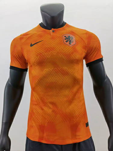 2022 Netherland Home World Cup Player Version Soccer Jerseys