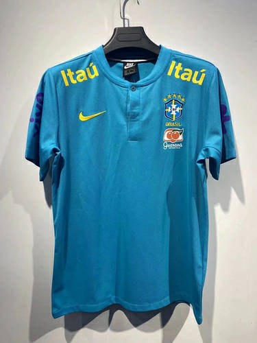 22/23 Brazil Blue Training Soccer Jerseys