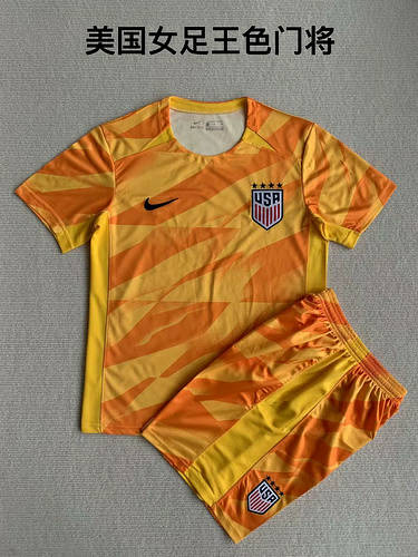 23/24 USA Goalkeeper Adults And Kids Soccer Jerseys