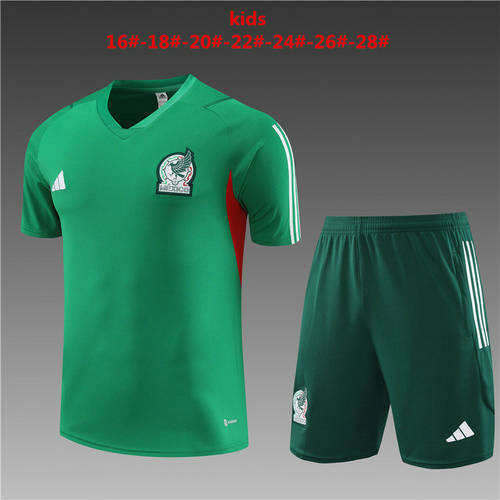 2023 Mexico Kids Training Soccer Jerseys