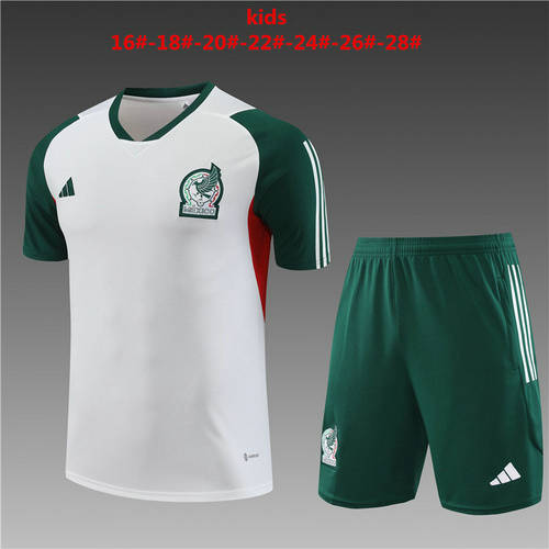 2023 Mexico Kids Training Soccer Jerseys