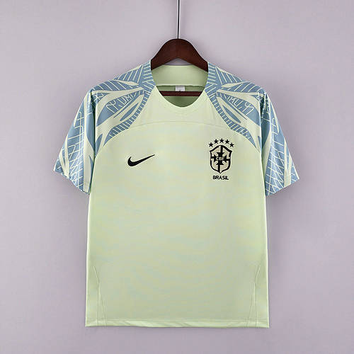 2022 Brazil Training light Green Soccer Jerseys