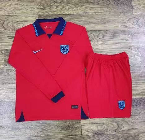 2022 England Away World Cup Long Sleeve Soccer Jerseys